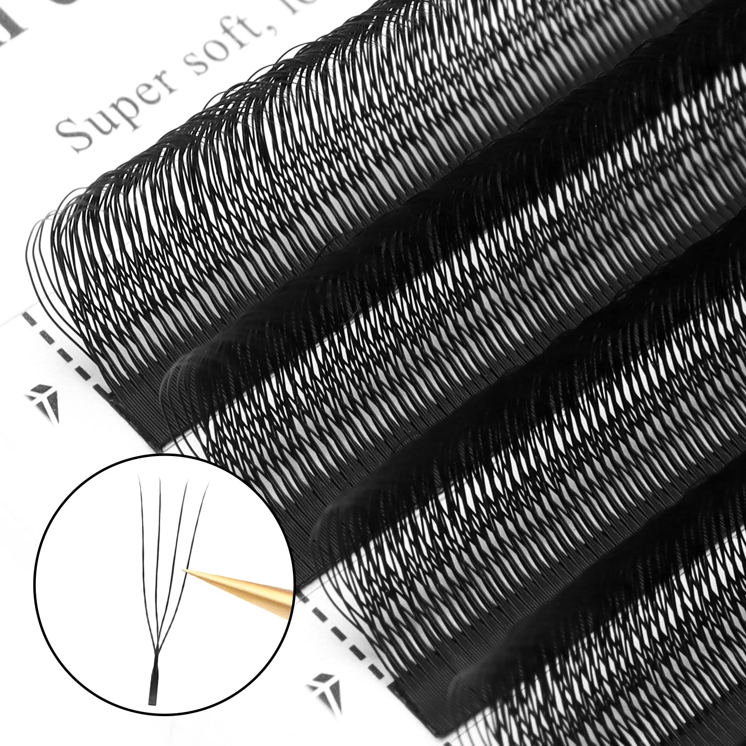 XIUSUZAKI  U-Shaped YY 3D 4D 5D W Eyelash Extensions New Style U/W Lashes Extension Mink Premade Volume Fans False Eyelashes