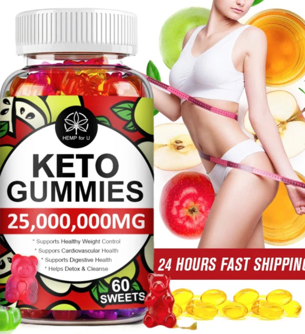 Apple Cider Vinegar Gummies Keto Gummies Maintain Body Shape Weight Management Metabolism and Detoxification Dietary Supplement