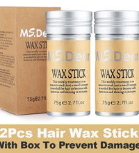 Hair Wax Stick For Wig Professional Hair Wax Stick Gel Cream Non-Greasy Style Hair Wax Stick For Men Women Broken Hair Artifact - BlissFully
