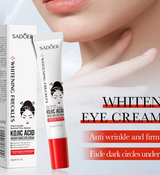 SADOER Kojic Acid Retinol Eye Cream Anti Dark Circles Remove Eye Bags Moisturizing Firming Beauty Eyes Skin Care Products - BlissFully