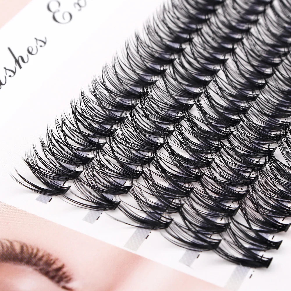 40/30D/20D/10D Mink Super Cluster Eyelash Extension Natural 3D Russian Volume Faux Eyelashes Individual Lashes Makeup Cilia Cili