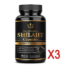 Himalaya Shilajit Capsule Original High in Trace Minerals& Fulvic Acid for Energy,Muscle Strength&Immunity, Endurance for Adult - BlissFully