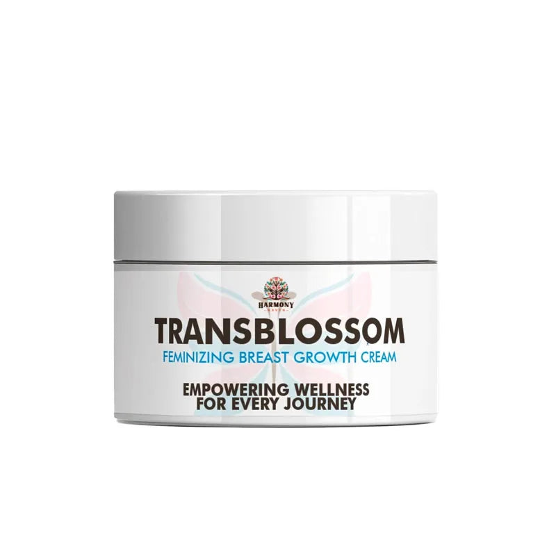 TransBlossom Feminine Boobs Enlargement Cream MTF Enhance Feminization TS Bust Larger Softer Smooth Elastic Skin 100ml/250ml