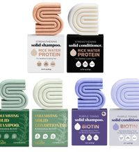 1-3PCS Rice Shampoo & Conditioner Bar Soild Soap for Hair Growth Strengthening Hair Clean Dandruff Nourish Moisturize Hair Care - BlissFully