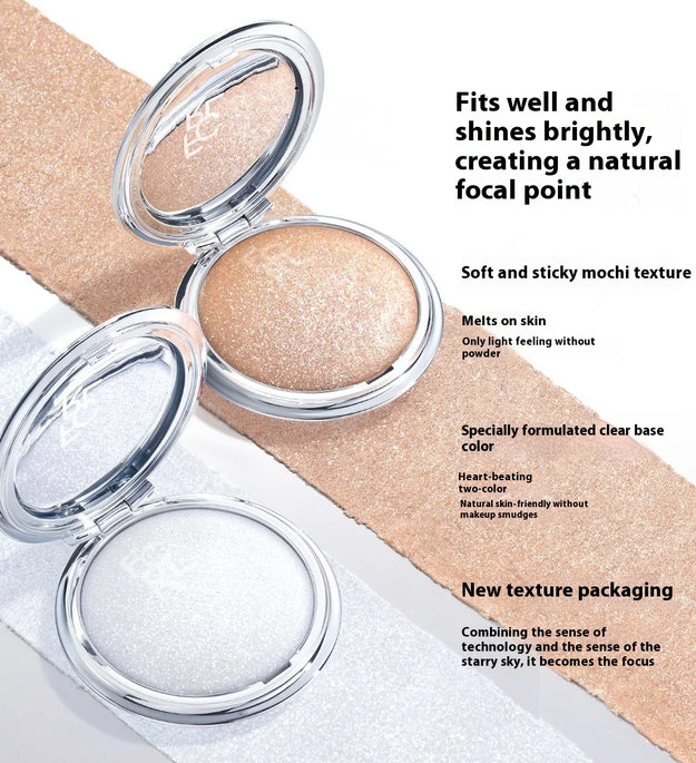 FOCALLURE Highlighter Bronzer Cream Monochrome Highgloss Giltter Long Lasting Natural Matte Concealer Contouring Makeup