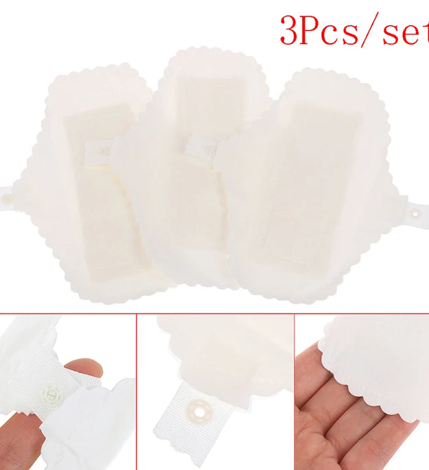 3pcs/lot Washable Soft Pads Napkin Waterproof Panty Liners Thin Reusable Menstrual Cloth Sanitary Panties Feminine Hygiene