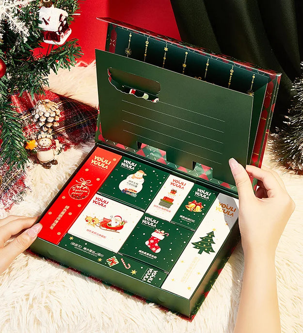 Christmas Makeup Gift Set for Women Full Kit Eyebrow Pencil Powder Lipstick Lip Gloss BB Cream Mascara Concealer Cosmetics Box