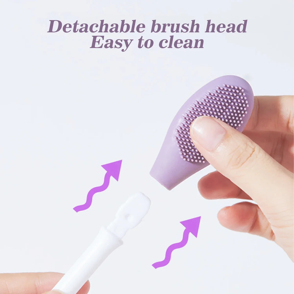 2 In1 Scrub   Blackhead  Silicone Facial Cleansing & Mask Brush  Deep Cleaning Tools Exfoliator Scrub Pore Facial Skin Care - BlissFully