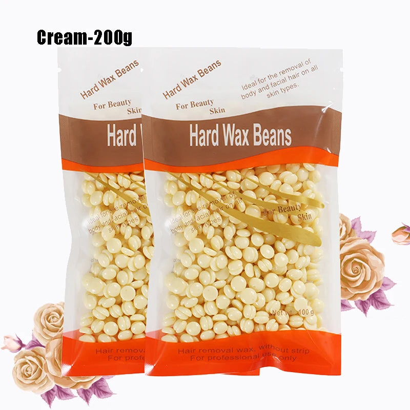 1000g/200g/50g  Hot Wax Hair Removal Depilatory Waxing Wax Beads For Wax Heater Painless for Body Hairs Removal Beans