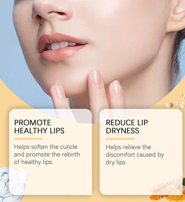 Turmeric Lip Scrub Exfoliating Dead Skin Removal Fade Lip Lines Reduce Melanin Moisturizing Nourishing Chapped Lip Care Products