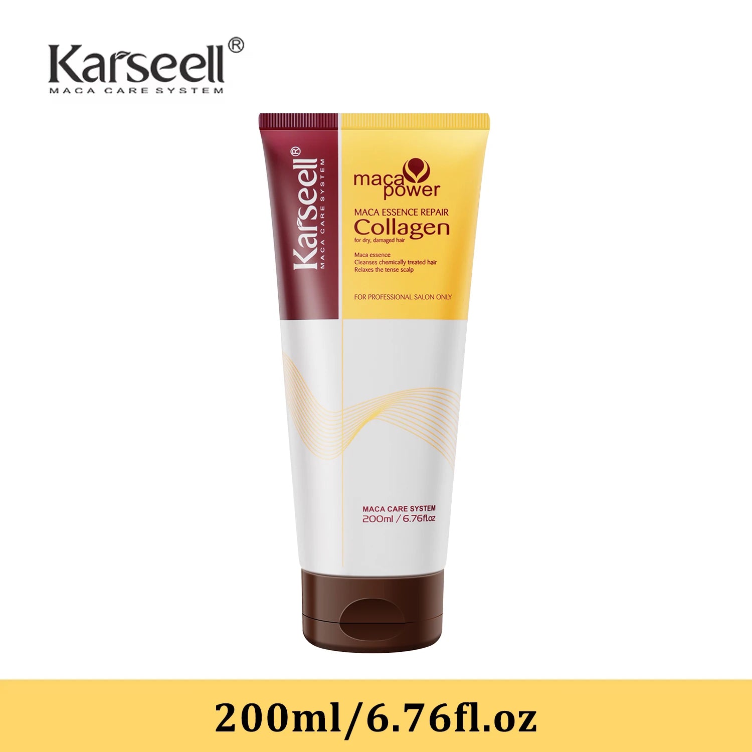 Karseell Collagen Hair Treatment Deep Repair Conditioning Argan Oil Hair Mask Essence for Dry Damaged Hair 100ml/500ml - BlissFully