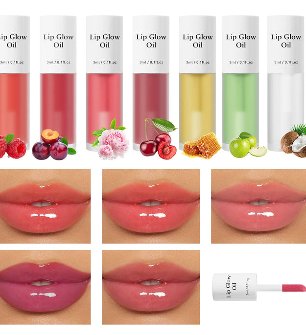 Lip Glaze Lip Oil Moisturizing Shiny Lipgloss Long lasting Makeup Lip Tint Lips Moisturizer Jelly Lipstick Oil Moisturizing Balm