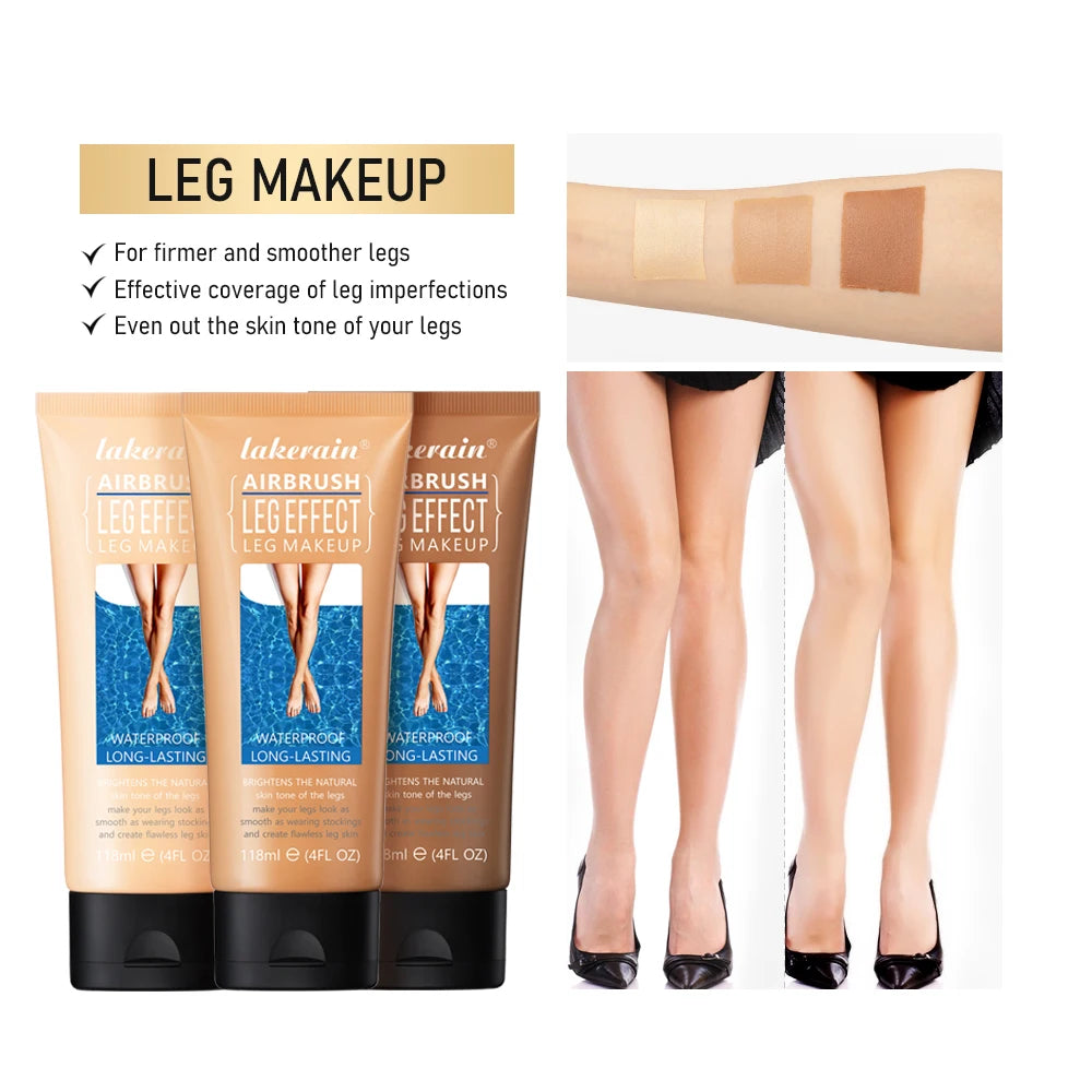 Leg Makeup Lotion Even Skin Tone Body Foundation Waterproof Long Lasting Body Tanning Cream Medium Bronze Leg Makeup - BlissFully