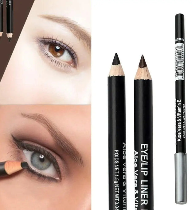 Fashion Professional Makeup Black Brown Eyeliner Eyebrow Pencil Waterproof Lasting Beauty Tool Accessories