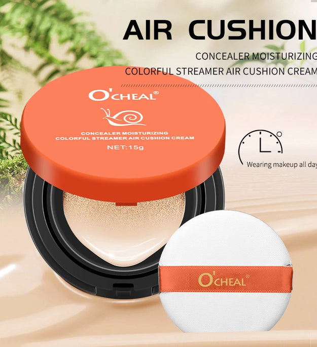 OCHEAL Whitening BB Cream Foundation Cream for Face Makeup Concealer Air Cushion for Girl Make Up Facial Beauty Original Makeup