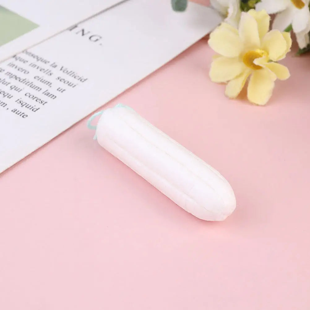 50Pcs Female Sanitary Tampons One-Time Disposable with Finger Push-in Cotton Material Travel Friendly Period Care Soft