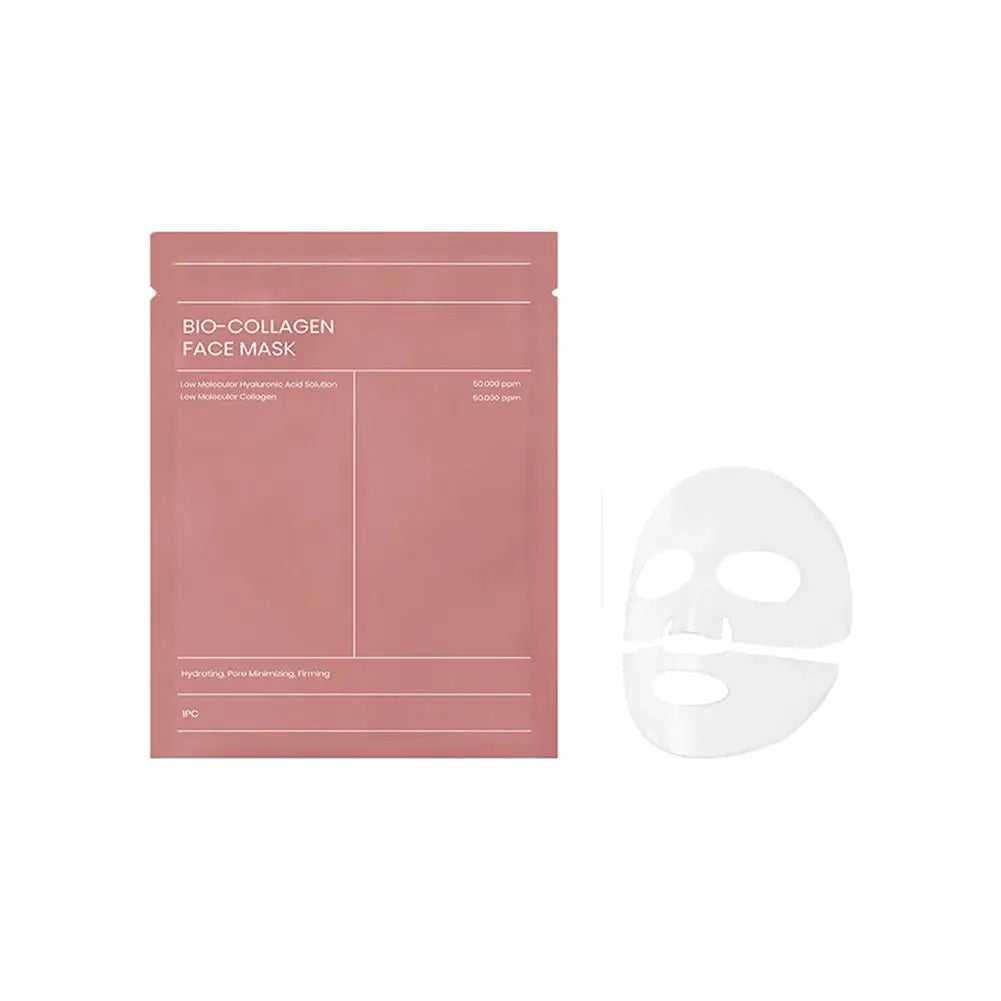 5/10Pcs Bio Collagen Face Mask Shrink Pores Deep Hydrating Overnight Mask Moisturizing Refreshing Brightening Face Skin Care