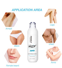 100ML Hair Removal Spray Hair Growth Inhibitor Spray Painless Hair Reduction Permanently Inhibits Hair Growth Skin Silky Smooth - BlissFully
