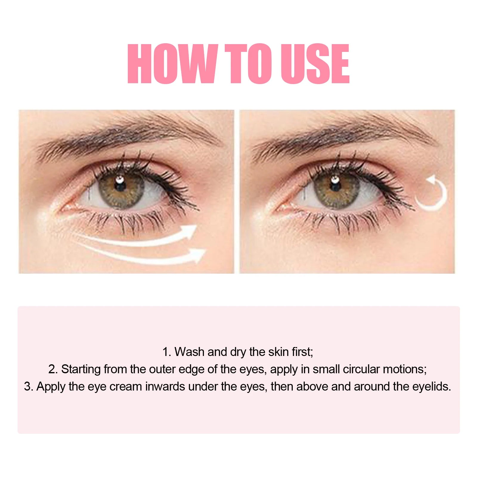 Retinol Eye Cream Stick Collagen Fade Fine Lines Wrinkle Lightening Dark Circles Firming Eye Bags Puffiness Moisturizing Eye Cre