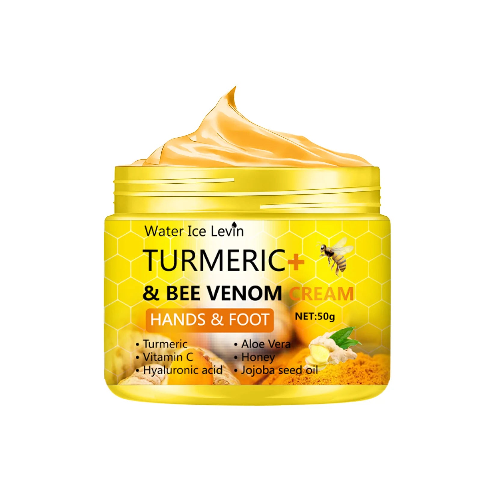 Turmeric Bee Venom Anti-Drying Crack Foot Cream Hand Cracked Repair Skin Removal Care Cream Dead Feet Hand Skin