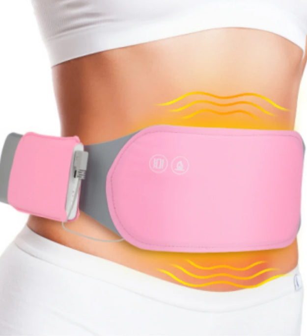Heating Pad for Menstrual Cramps USB Powerbank Waist Massage Uterus Warm Belt 6 Vibration 3 Constant Temperature Abdomen Warmer