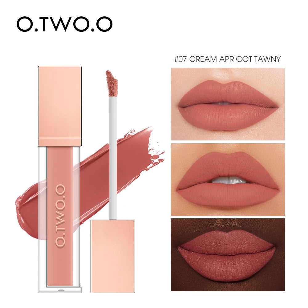 Velvet Matte Lip Gloss Tint 12 Shades Waterproof Long Lasting Nonstick Cup Liquid Lipstick Makeup Cosmetics For Women