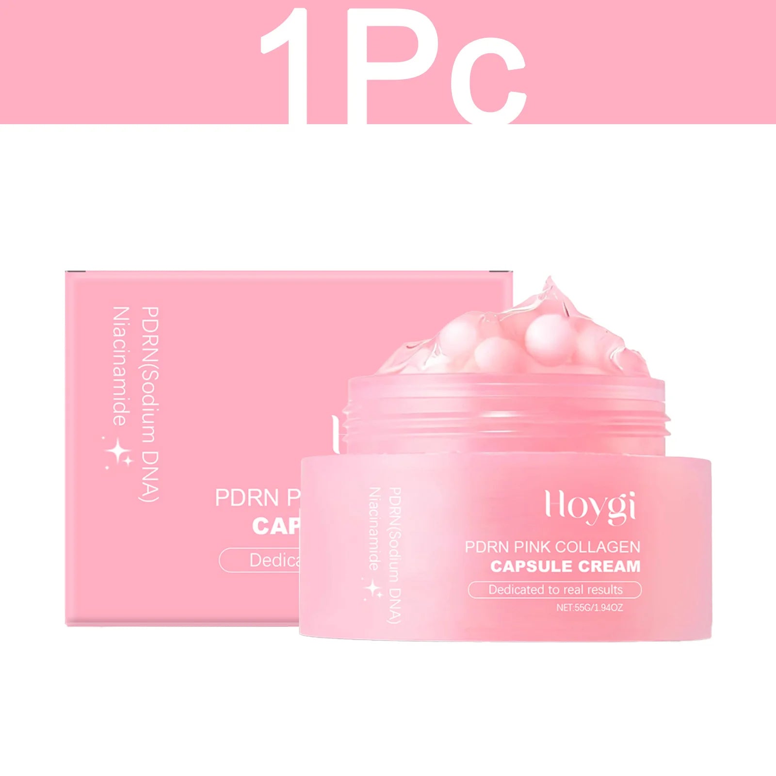 HOYGI Collagen Capsule Cream Deep Moisturizing Hydrating Anti-Dryness Skin Brighten Glowing Firming Smooth Niacinamide Skin Care
