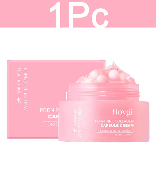 HOYGI Collagen Capsule Cream Deep Moisturizing Hydrating Anti-Dryness Skin Brighten Glowing Firming Smooth Niacinamide Skin Care