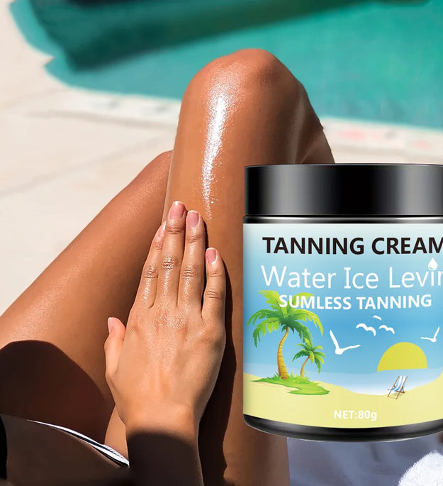 Body Tanning Lotion, Rich in Shea Butter, Coconut Oil, Deep Moisturizing and Moisturizing, Fast Absorption, 0 Greasy, No Sun Tanning, Hypoallergenic for Men and Women