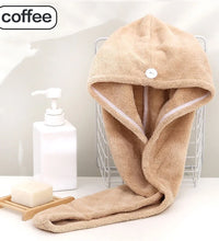 Hair Towel Wrap Fast Dry Hair Towel Super Absorbent Microfiber Coral Velvet Hair Drying Towel Quick Dry Hair Turban - BlissFully
