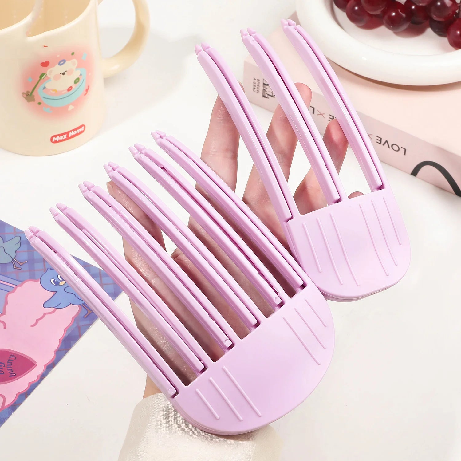 Fluffy Hairpin Curling Bangs Clips Hair Roots Volumizing Hair Clips Women Curling Fixed Shape Clips Fashion Volume Hair Roller - BlissFully