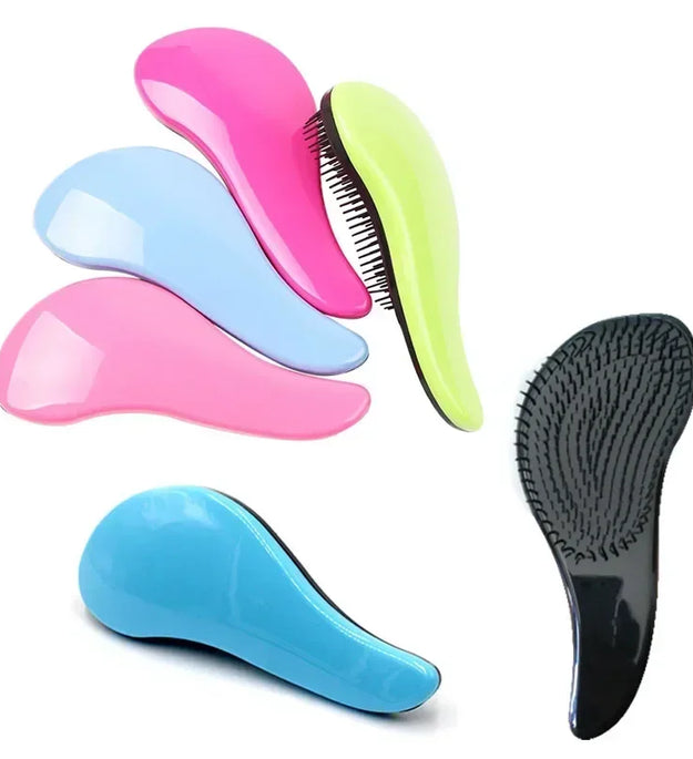 Baby Kids and Women Detangling Hair Brush Combs Salon Gentle Anti-static Brush Tangle Wet Dry Bristles Handle Tangle Curly