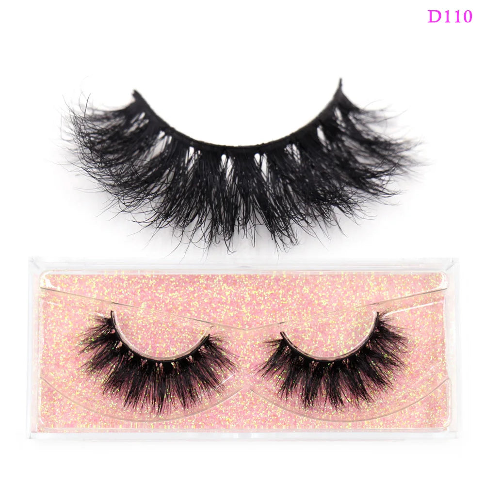 LEHUAMAO Eyelashes 3D Mink Lashes natural handmade volume soft lashes long eyelash extension real mink eyelash for makeup D103