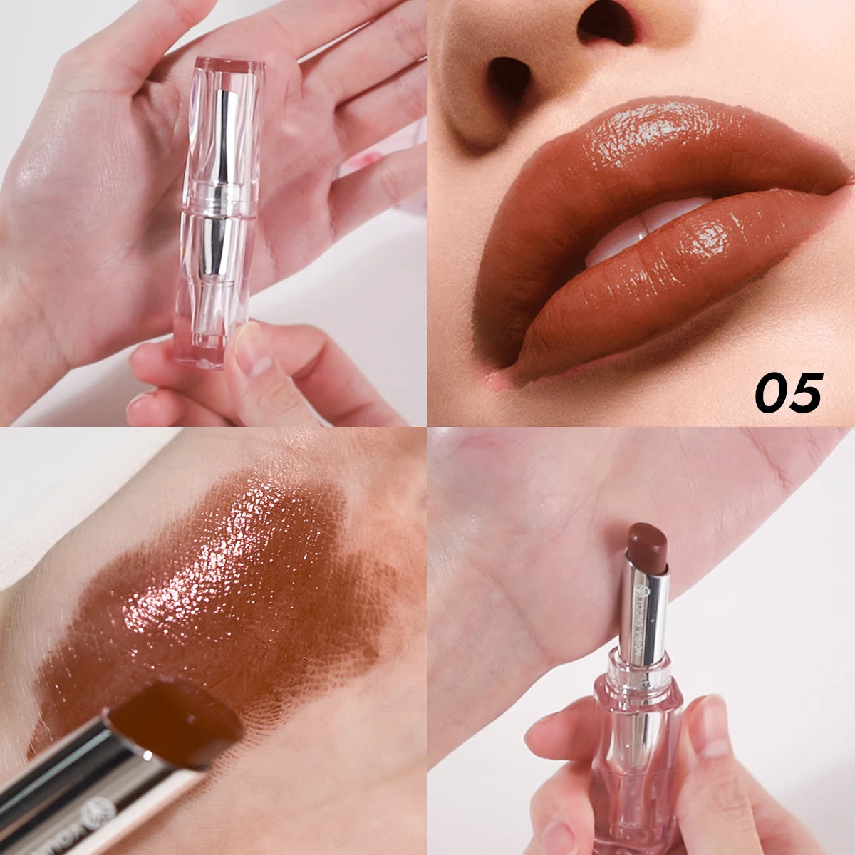 YOUNG VISION 6 Colors Fine Shimmer Nourishing Light Lipstick Long Lasting Colors Easy to Apply Lip Moisturizing Lipstick