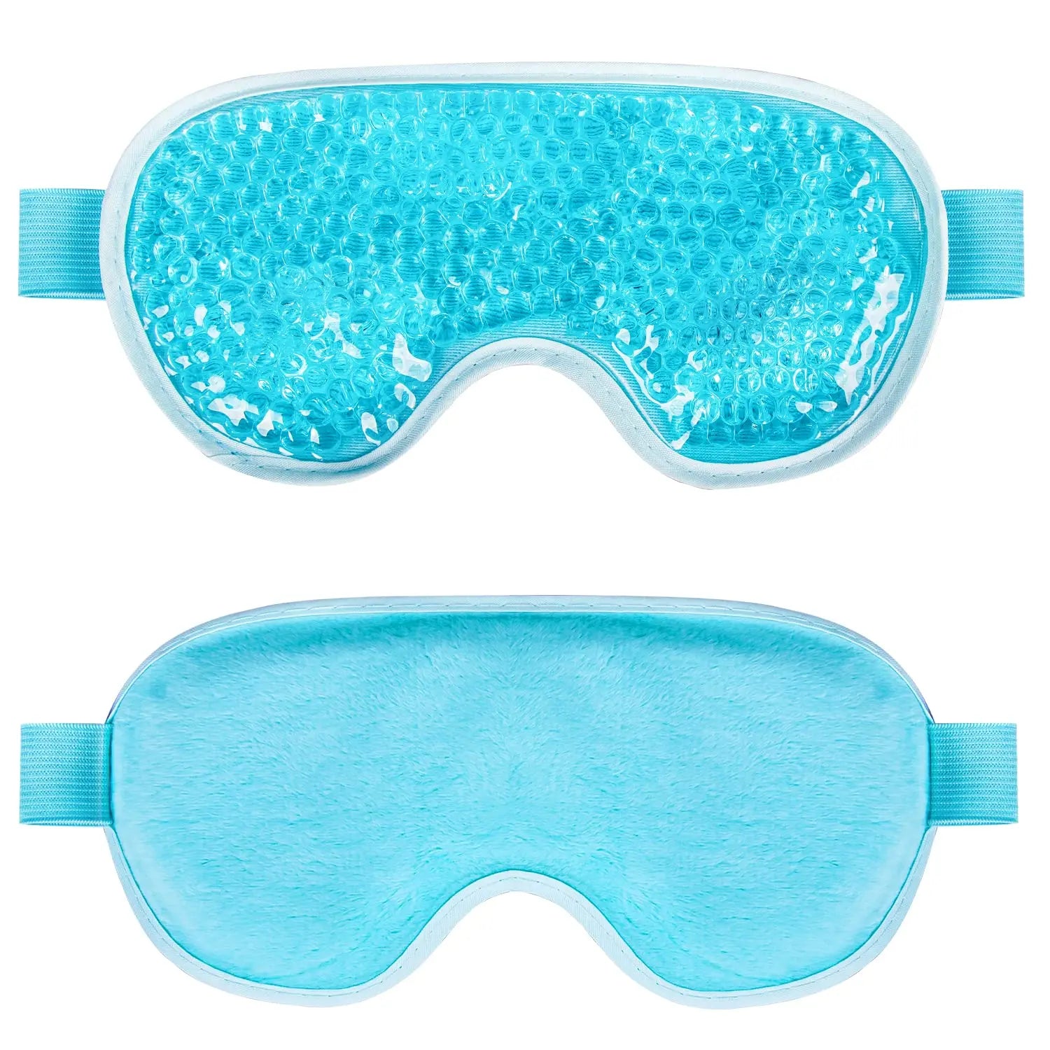 Cooling Eye Mask with Gel Bead Reusable Cold Compress Ice Pack Sleeping Eye Cooling Pads for After Eyelid Surgery Skin Care Tool - BlissFully