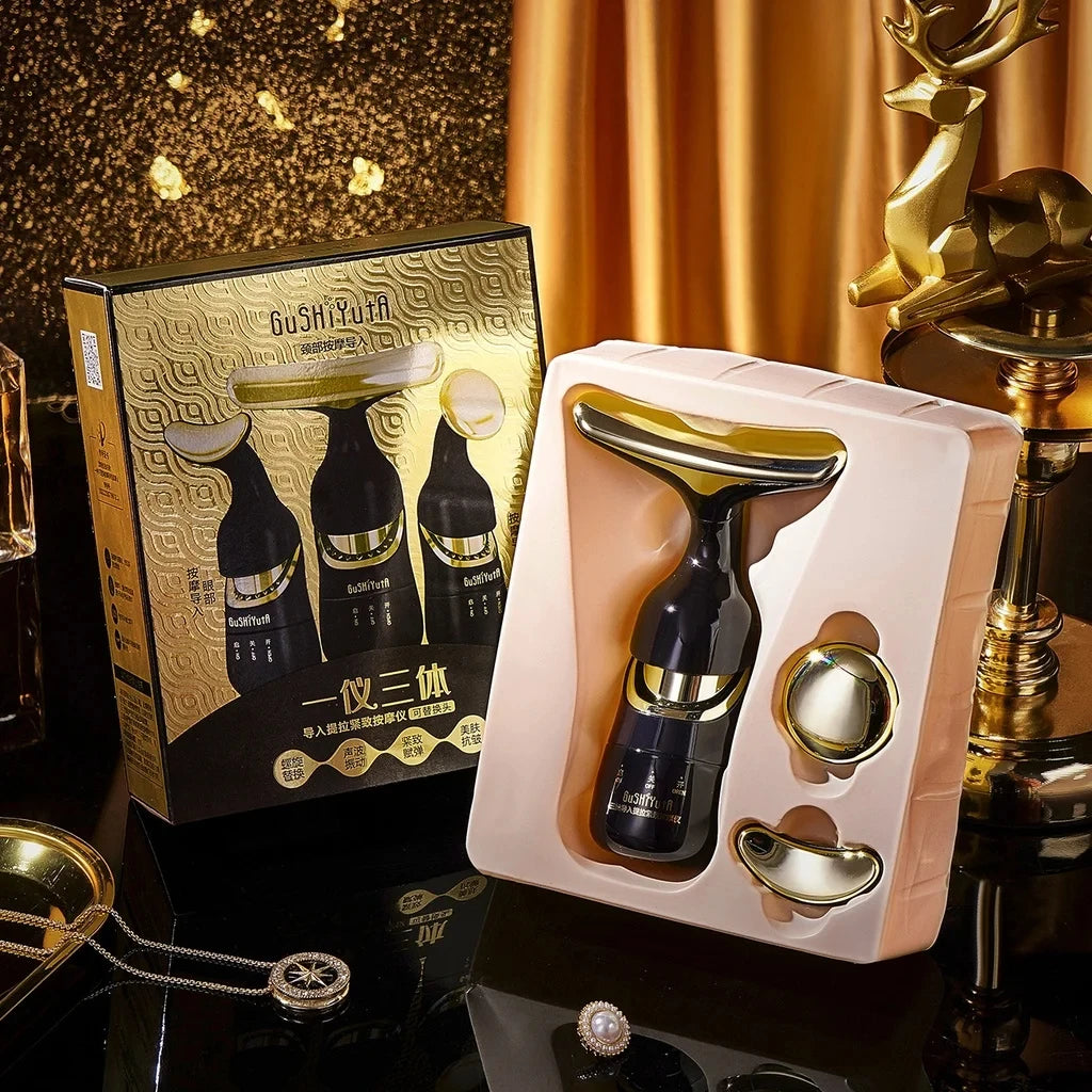 Microcurrent Facial Massager – Lift & Firm Skin, Reduce Wrinkles Face, Neck & Eye Rejuvenation