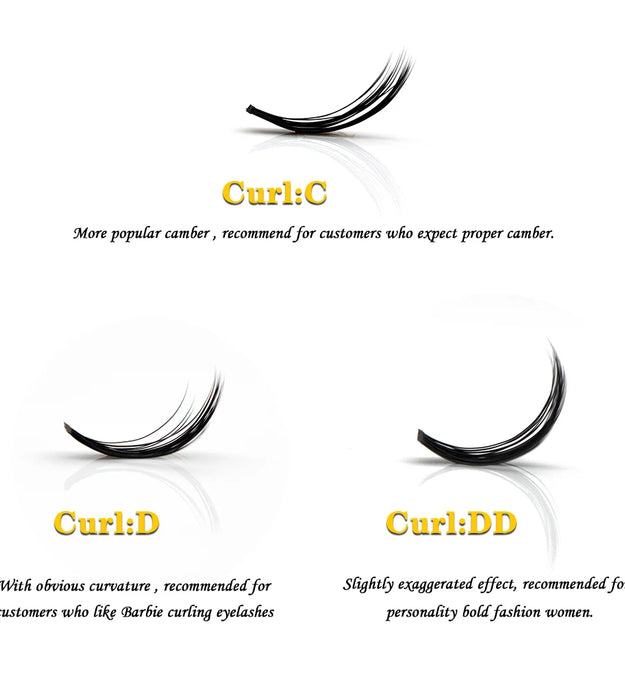20D/30D/40D/50D 60 Bundles Mink Eyelashes Extension Natural 3D Russian Volume Fake Lashes Individual Cluster Makeup  Tools Cilia