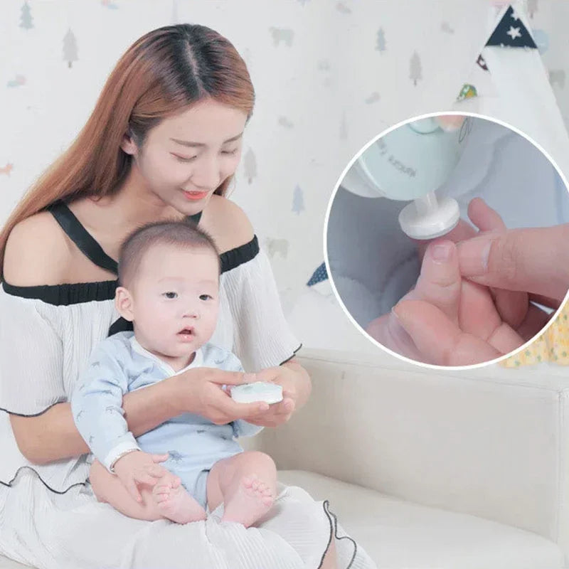 Electric Baby Nail Trimmer Kid Nail Polisher Tool Baby Nail Clipper Cutter for Newborn Baby Hygiene Kit Infant Manicure Scissors