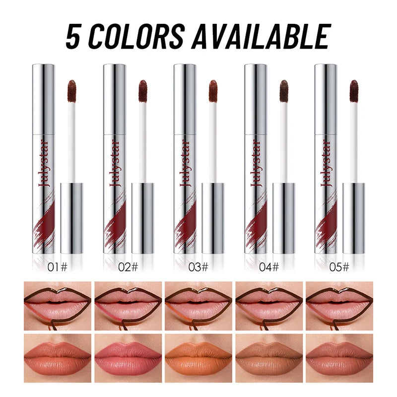 Instant Peel-off Lip Liner Stain Tattoo Lip Gloss Waterproof Tear-off Matte Lips Tint Red Brown Contour Stain Lipstick Makeup