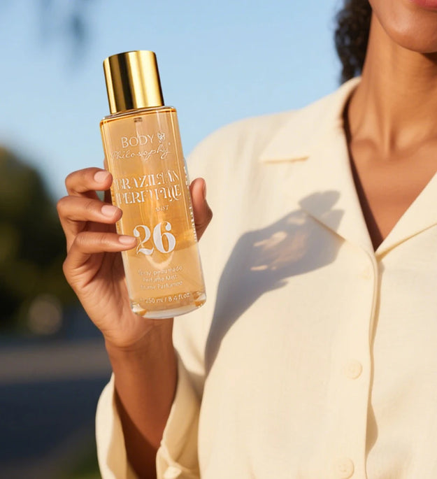 Women's Brazilian Perfume, 250ml Body & Hair Mist, Vanilla Uplifting Fragrance, Long Lasting Floral Fruity Gourmand Scent Spray