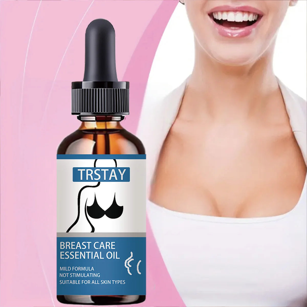 Breast Oil Breast Massager Sexy Oil Breast Enhancement Elasticity
