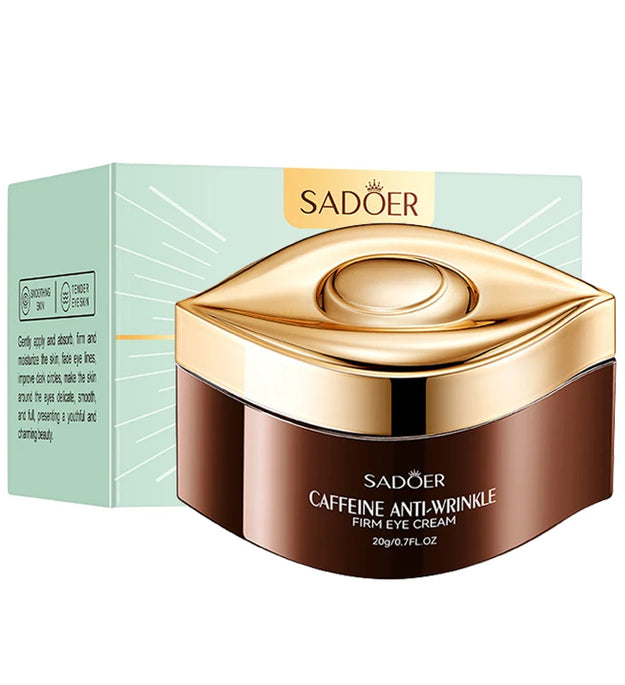 SADOER Caffeine Eye Cream Anti Dark Circles Eyes Bags Remover Firming Moisturizing Eye Creams Beauty Eyes Skin Care Products