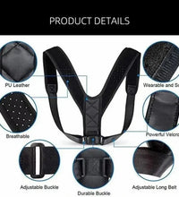 Back Posture Correction Belt Hunchback Prevention Correction of Sitting Posture Unisex Breathable Body Shaping - BlissFully