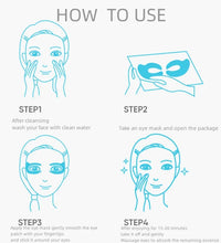 Collagen Eye Mask Wrinkle Remove Eyes Patches Firming Lifting Fade Fine Lines Hyaluronic Acid Moisturizing Smooth Eye Skin Care - BlissFully