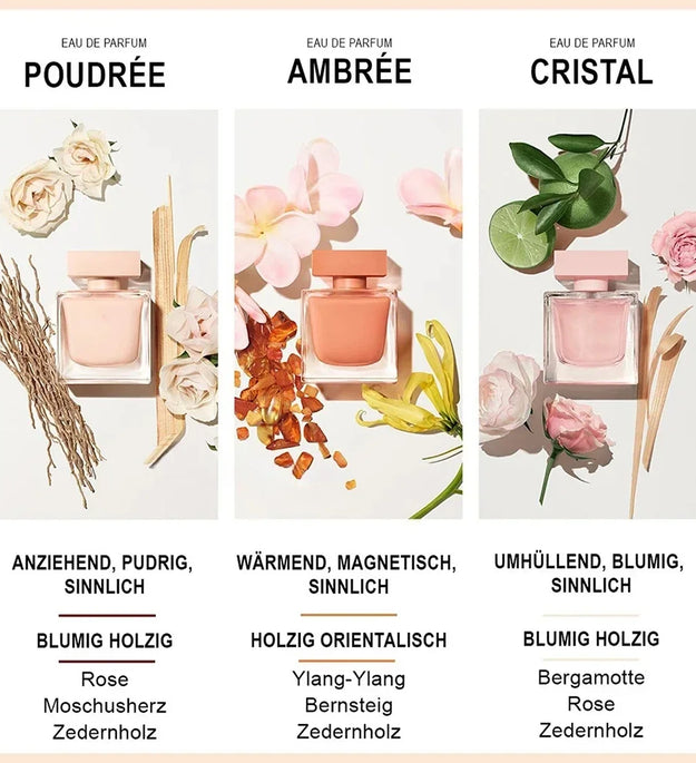 90ml Brand Women Perfume Long Lasting Woody Floral Eau de Parfum EDP Pure Musk Extract Women's Everyday Essential Perfume Gift