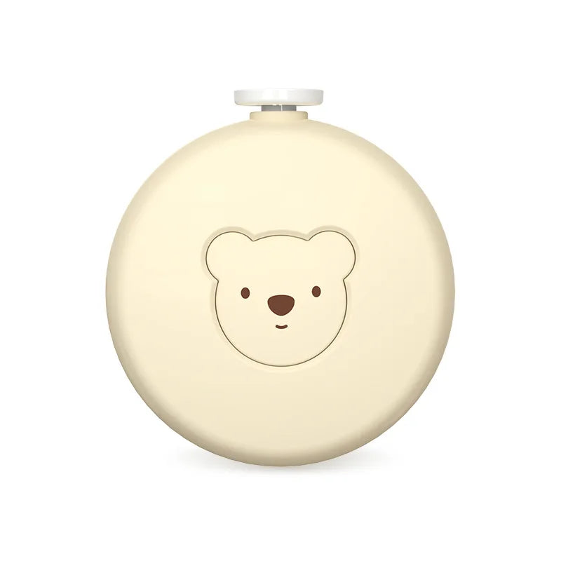 Bear Electric Nail Grinder for Babies And Kids Home Use Polishing Set Nail Clippers Kit for Children