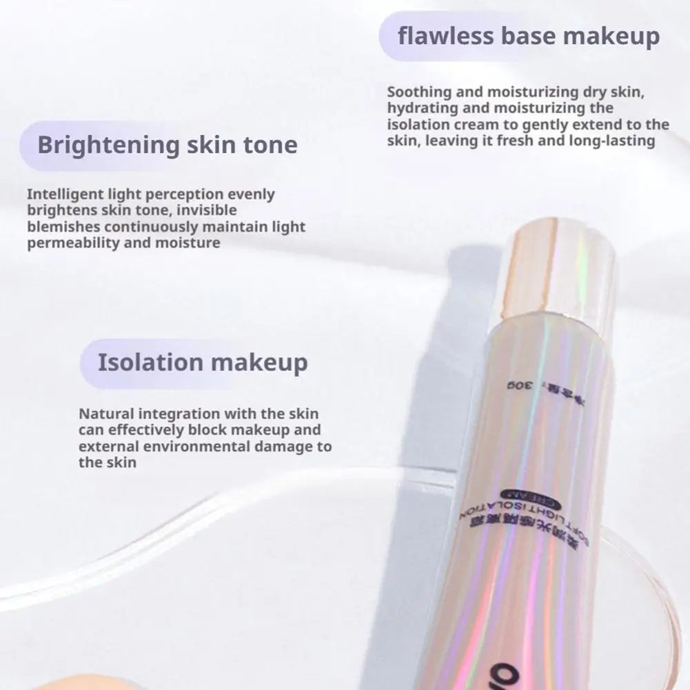 novo Natural Whitening Oil-control Invisible Makeup Primer Soft Light Isolation Cream Brightening Skin Tone Flawless Base Makeup