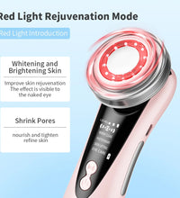 EMS Micro Current Lifting Device Vibration LED Face Skin Rejuvenation Wrinkle Remover Anti-Aging Facial Beauty Device - BlissFully