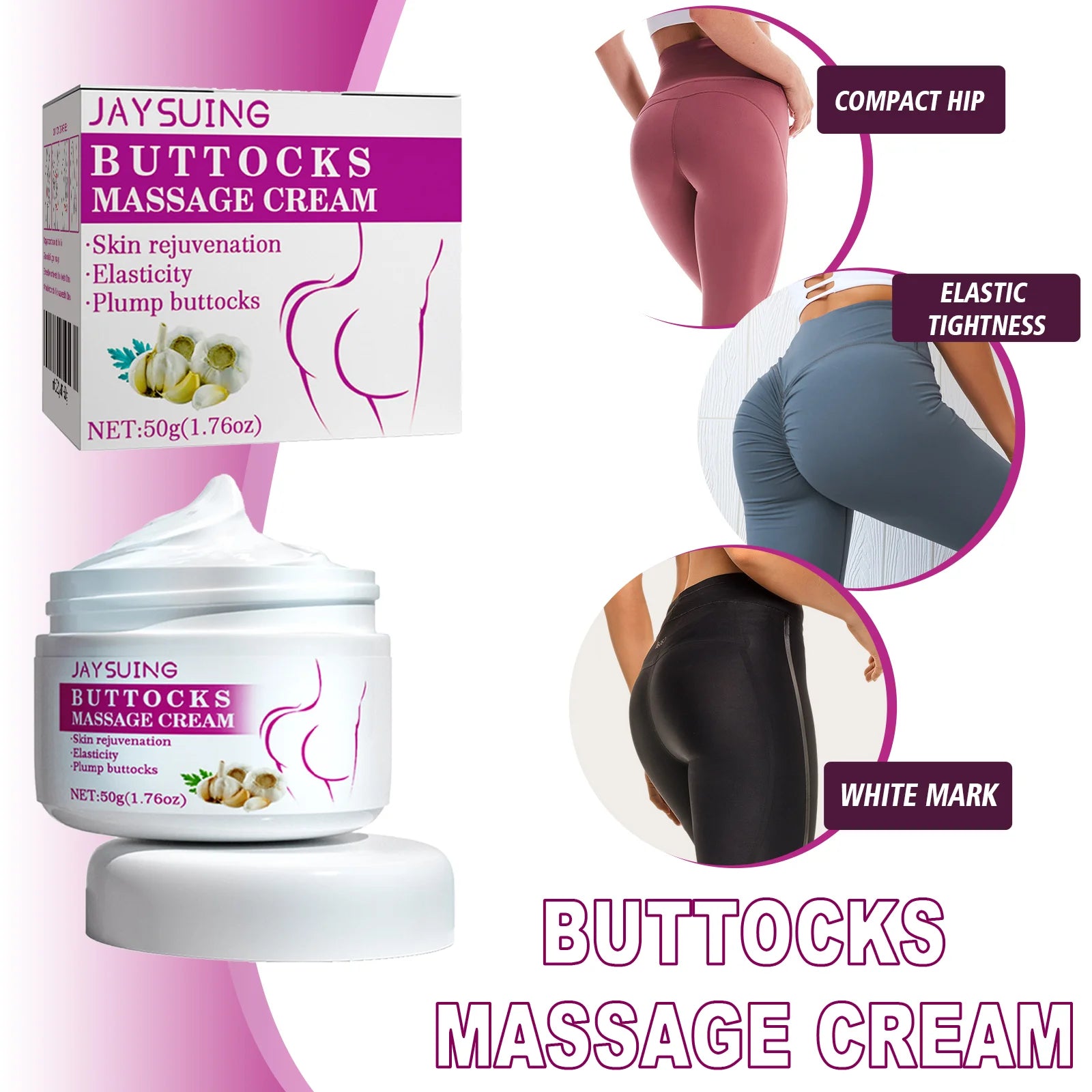 Hip Buttock Care Cream Women Butt Firming Lifting Shaping Moisturizing Body Massager Lotion Peach Plump Buttocks Care Cream