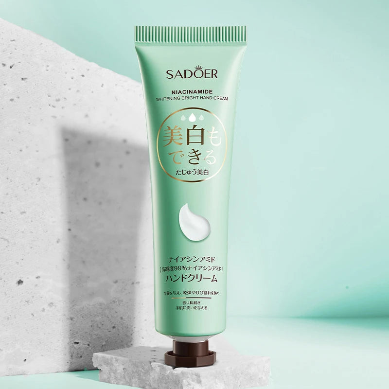 1pcs/2pcs SADOER Nicotinamide Hand Cream Anti-Drying Crack Moisturizing Brightening Repairing Hand Creams For Hands Skin Care